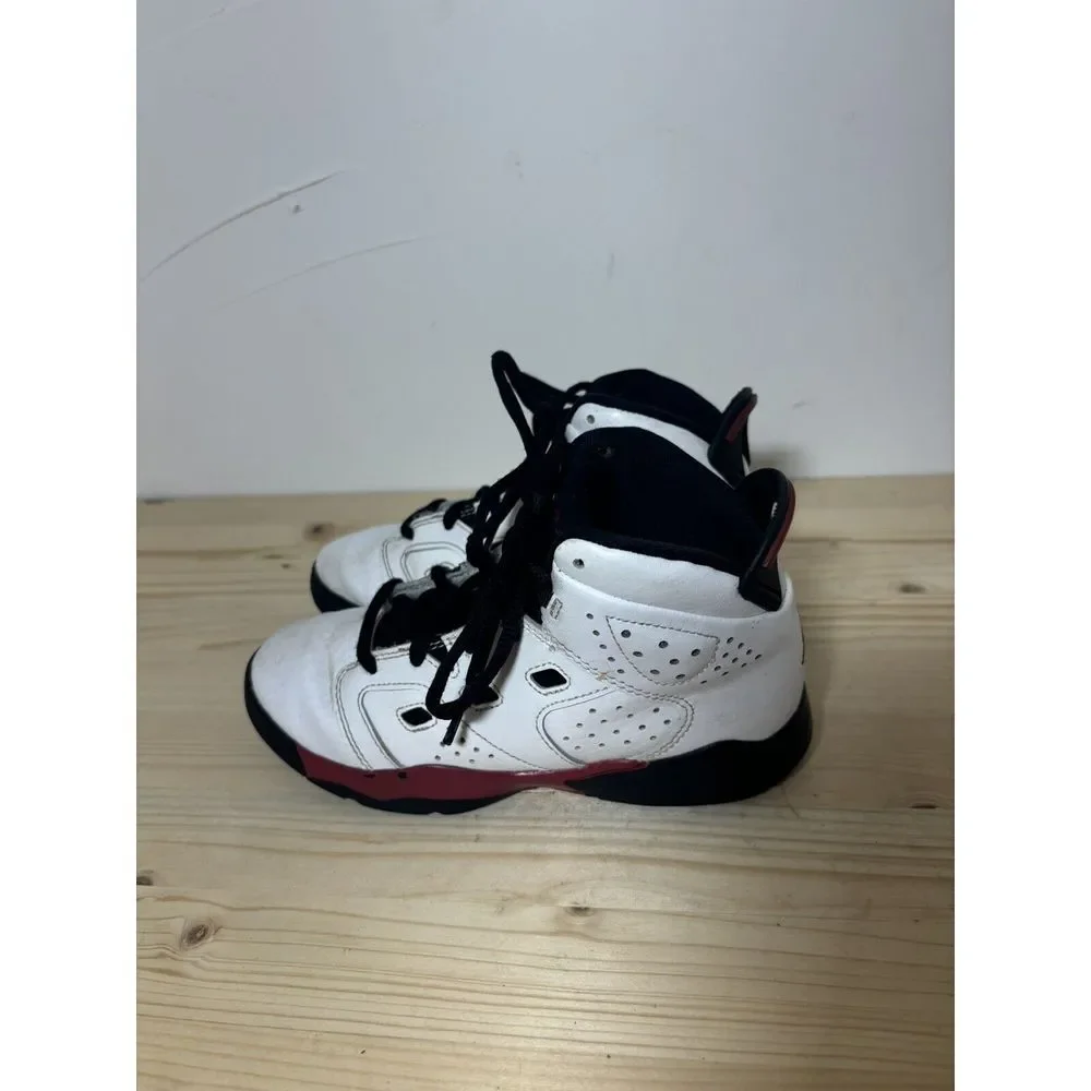 Air Jordan Little Kids White Red Black Basketball Shoes Youth Size 13C‎ U20